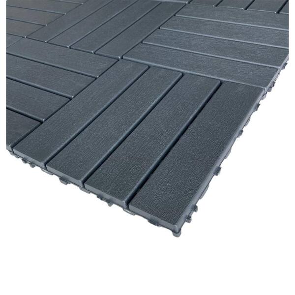 送料無料の商品 Siavonce Plastic Interlocking Deck Tiles,44 Pack Patio Deck 写真・グラフィック