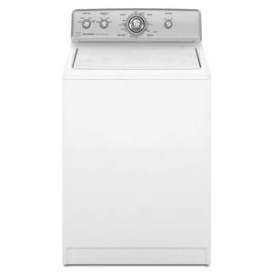 Hotpoint 3 8 Cu Ft White Top Load Washing Machine With Stainless Steel Tub Htw240askws The Home Depot