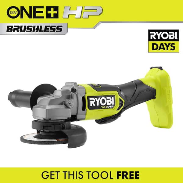 ONE+ HP 18V Brushless Cordless 4-1/2 in. Angle Grinder (Tool Only)
