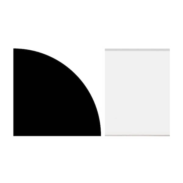 2689 3/4 in. D x 3/4 in. W x 96 in. L Primed PVC Quarter Round Moulding (1-Piece − 8 Total Linear Feet)