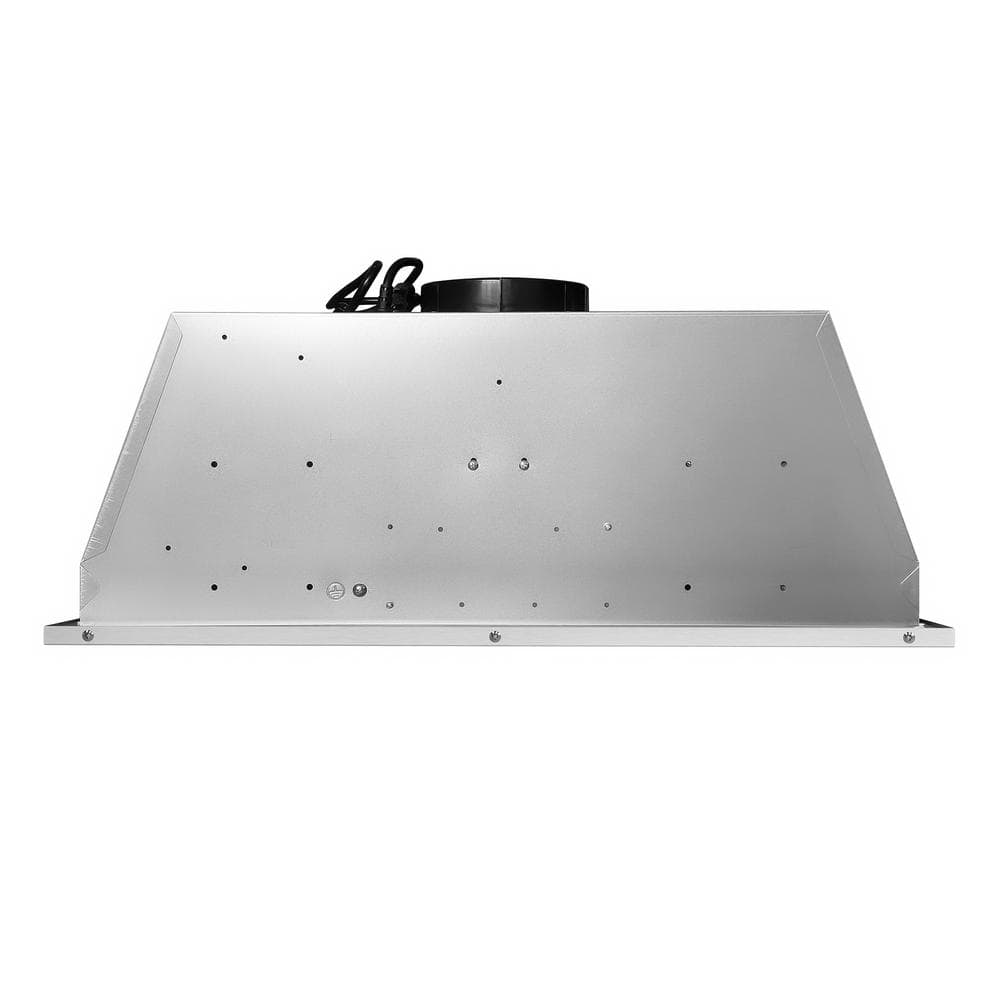 Cosmo 30-Inch Stainless Steel Insert Range Hood with LED Lights