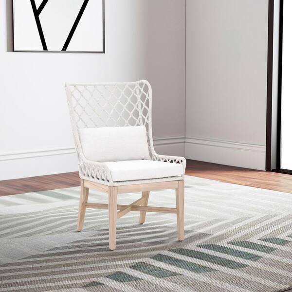 Off white 2024 wingback chair