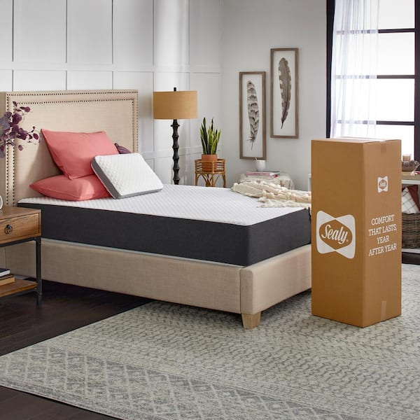 sealy 10 medium memory foam mattress