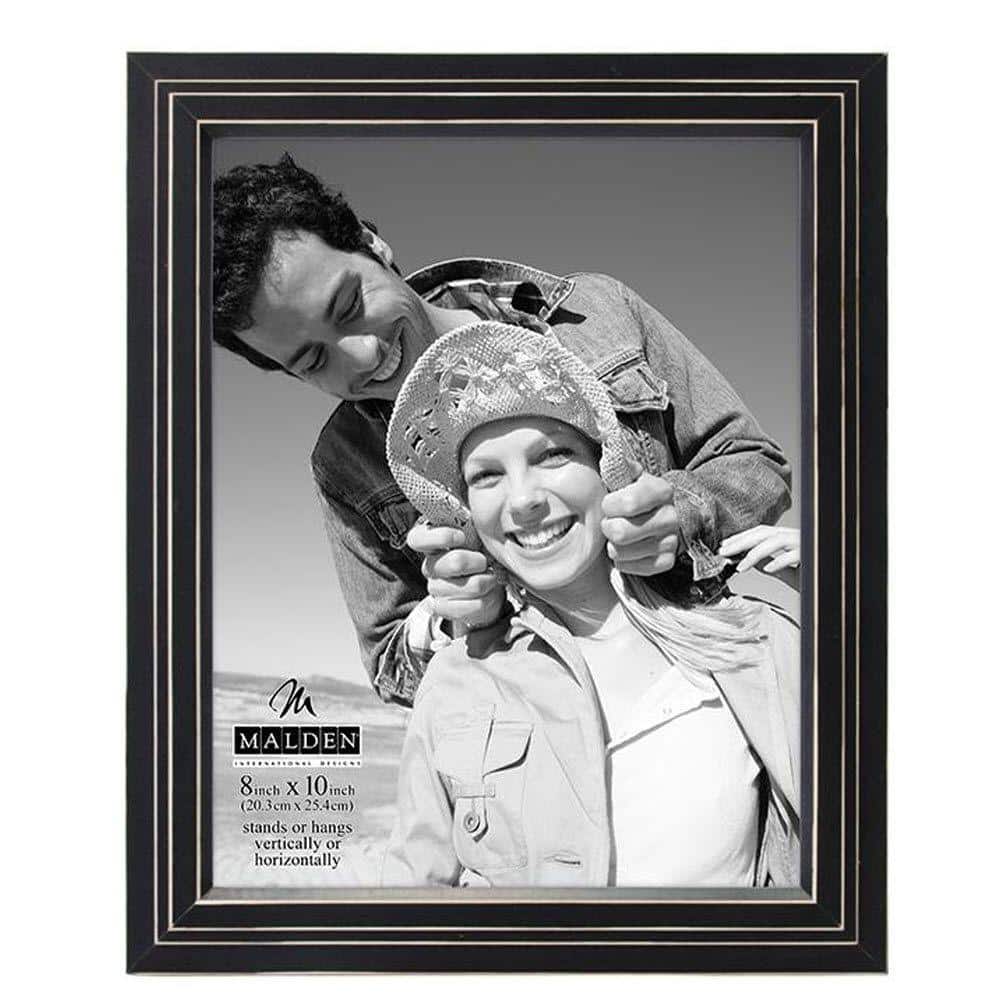 Stepped 1-Opening 8 in. x 10 in. Picture Frame