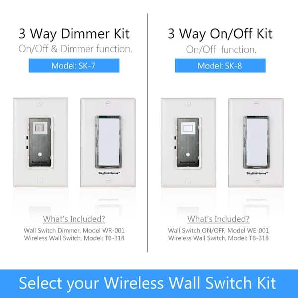 Smart Wall Switch Wireless Single Durable Fire Wire Home Light App Control  Kits