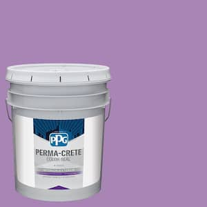 Color Seal 5 gal. PPG1249-5 Purple Statice Satin Interior/Exterior Concrete Stain