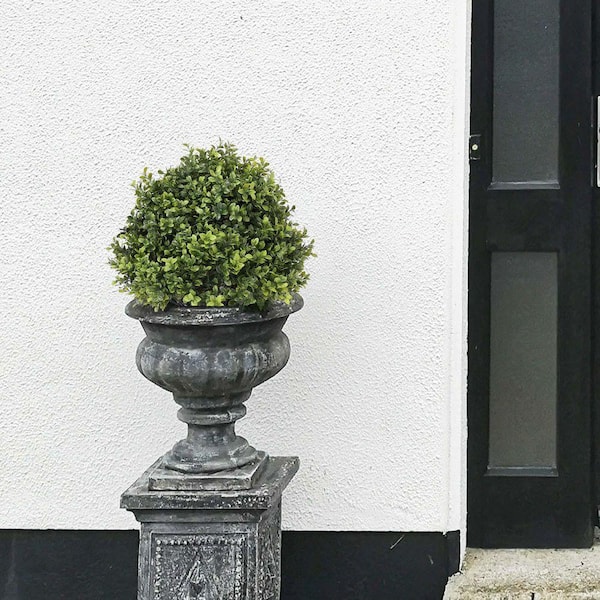 2 ft. Artificial Topiary Ball, Outdoor Bush Trees for Decor Front