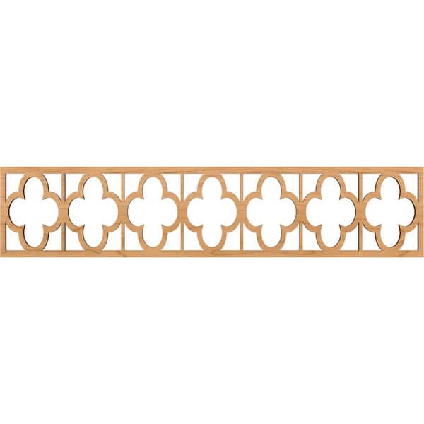 Ekena Millwork Woodall Fretwork 0.375 in. D x 46.75 in. W x 10 in. L Maple Wood Panel Moulding