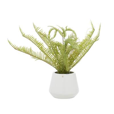 White Contemporary Ceramic Artificial foliage
