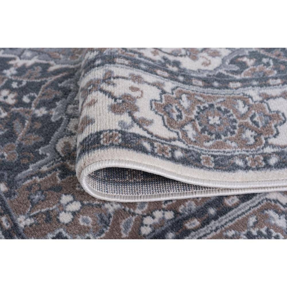 Madison Cream Rectangular Synthetic 5' x 7' Easy Care Rug