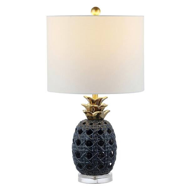 Sonny 24 In Navy Blue Table Lamp, Navy Blue And Gold Table Lamps