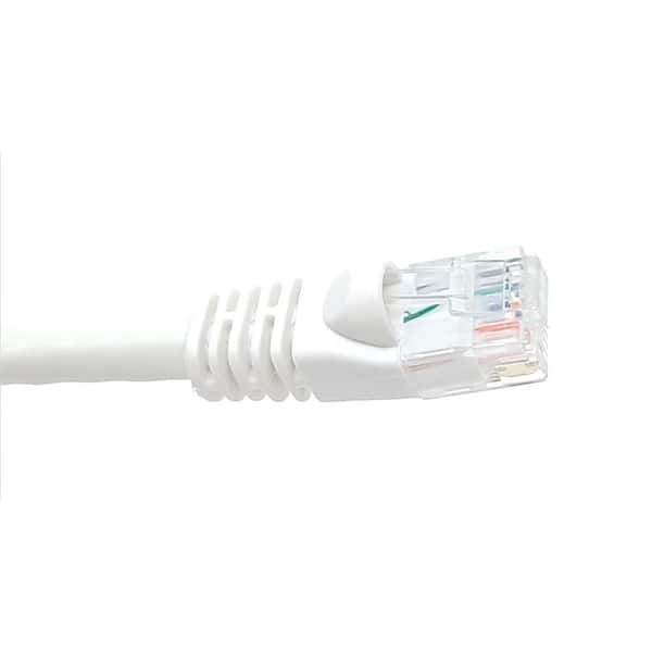Micro Connectors 75 Feet Category 6 UTP RJ45 Patch Cable White Micro Connectors 75 Feet Category 6 UTP RJ45 Patch Cable White