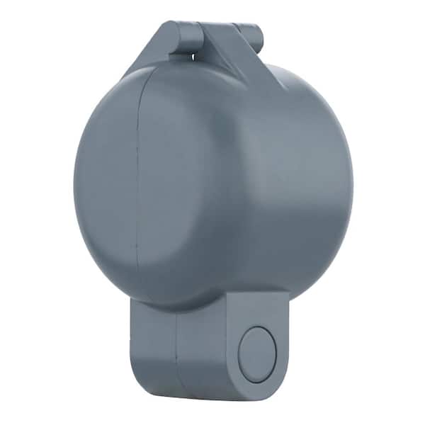 Door Knob Lock-Out Device, Diecast Construction, Gray Painted Color, Keyed Alike