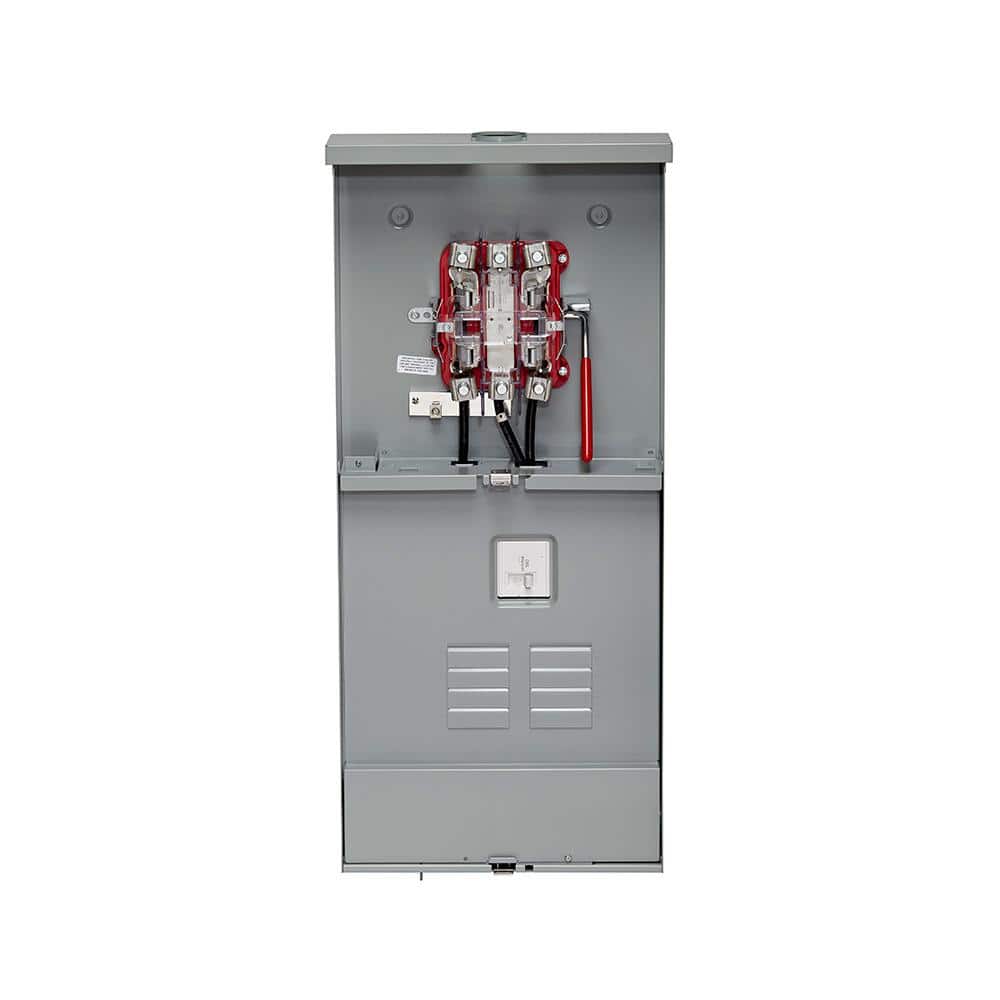 150 Amp 8-Space, 8-Circuit Outdoor Meter Main Combo Load Center, Ringless with Lever Bypass LS815-BLD price history on PriceWatchPro