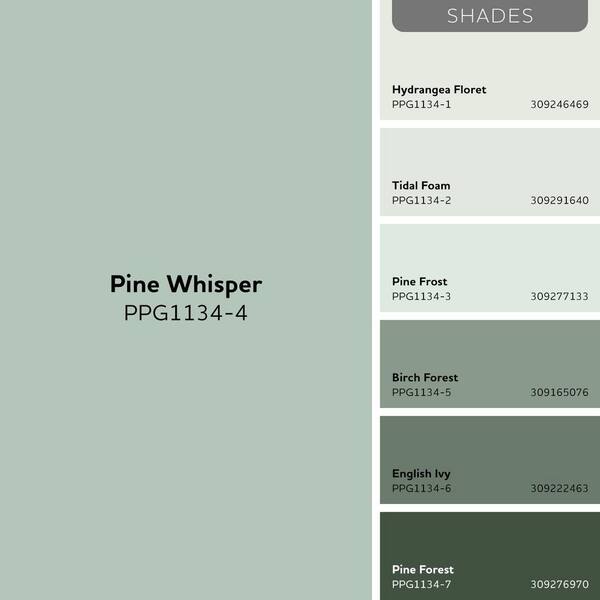 Glidden Premium 1 gal. PPG1134-4 Pine Whisper Satin Interior Paint