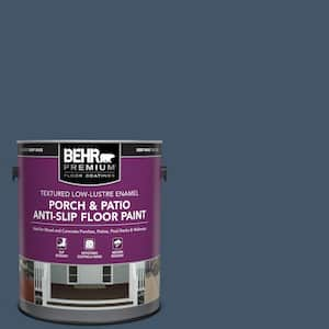 1 gal. #PFC-60 Deep Galaxy Textured Low-Lustre Enamel Interior/Exterior Porch and Patio Anti-Slip Floor Paint