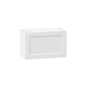 24 in. W x 14 in. D x 15 in. H Alton Painted White Shaker Assembled Wall Bridge Kitchen Cabinet with Lift Up