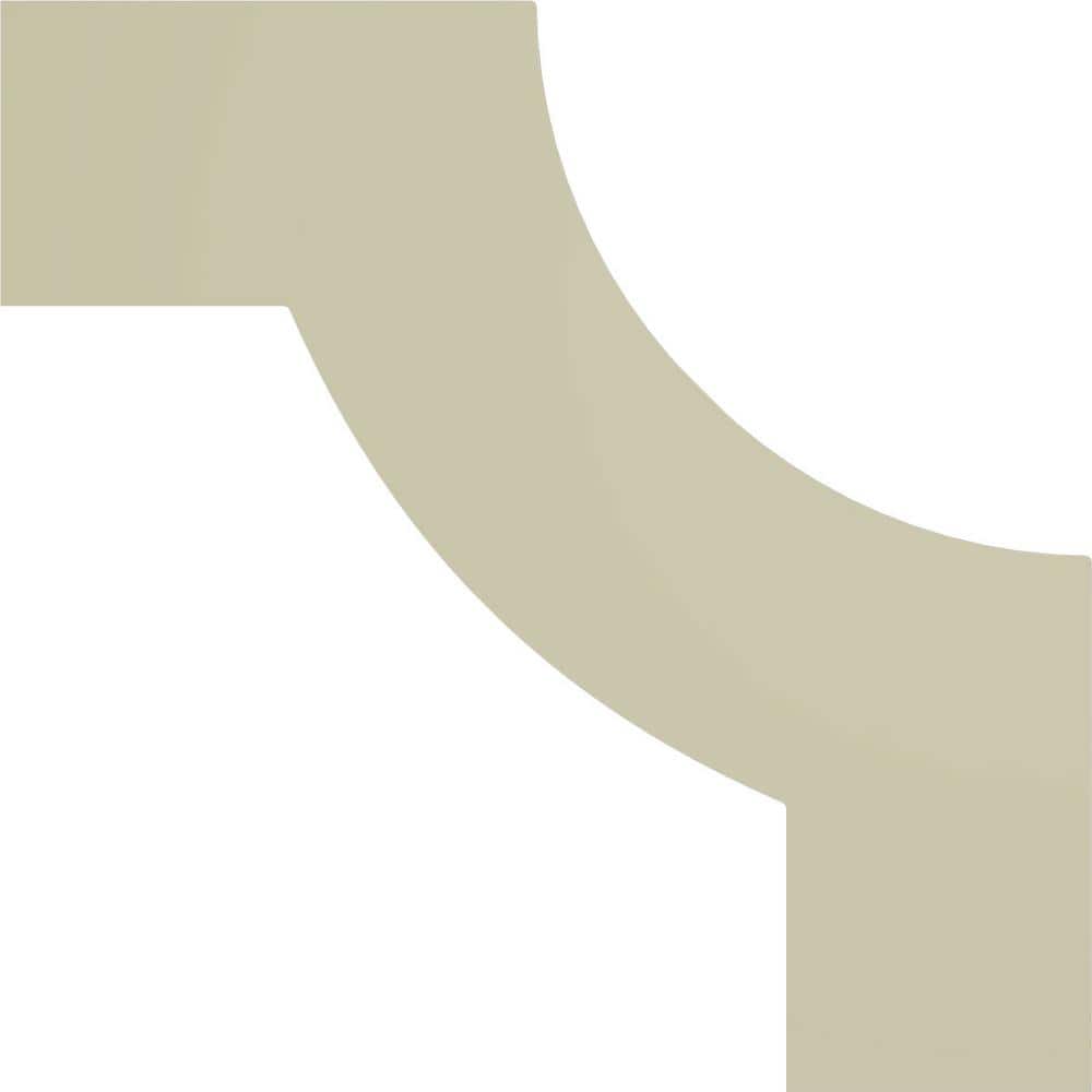 6" White Polyurethane Seville Panel Moulding Corner