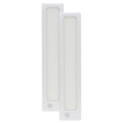 Rechargeable 12 in. LED White Under Cabinet Light with Touch and Motion Activation (2-Pack)