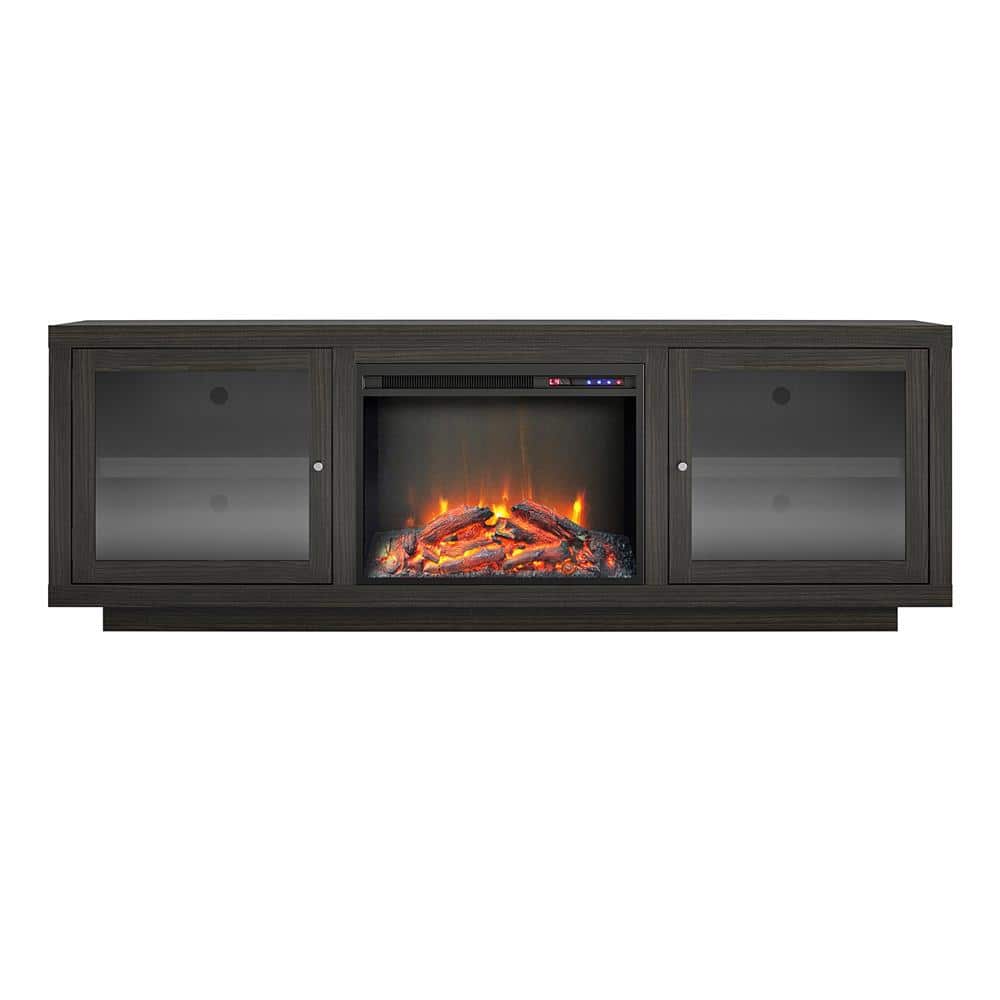 Young Lane 71.5 in. Electric Fireplace TV Stand for TVs up to 75 in. in Esp