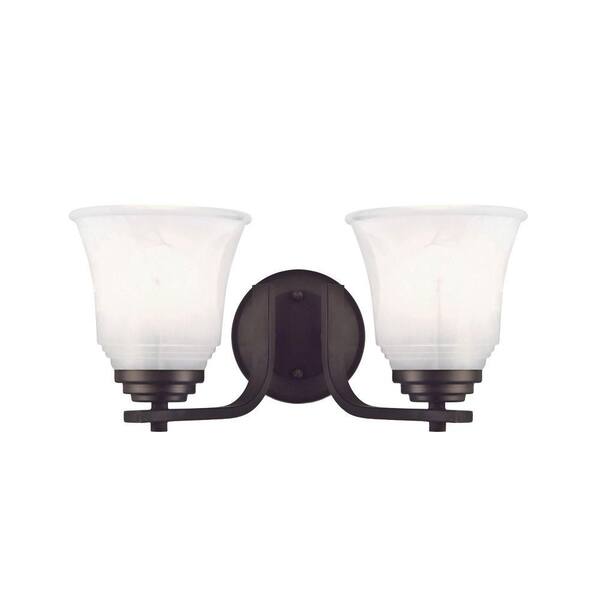 Westinghouse Wensley 2-Light Oil Rubbed Bronze Wall Fixture