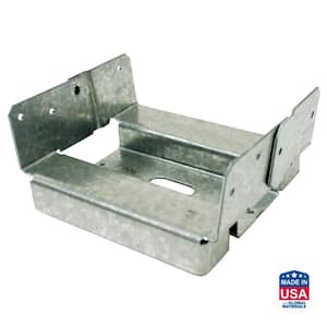 ABA ZMAX Galvanized Adjustable Standoff Post Base for 6x6 Actual Rough Lumber