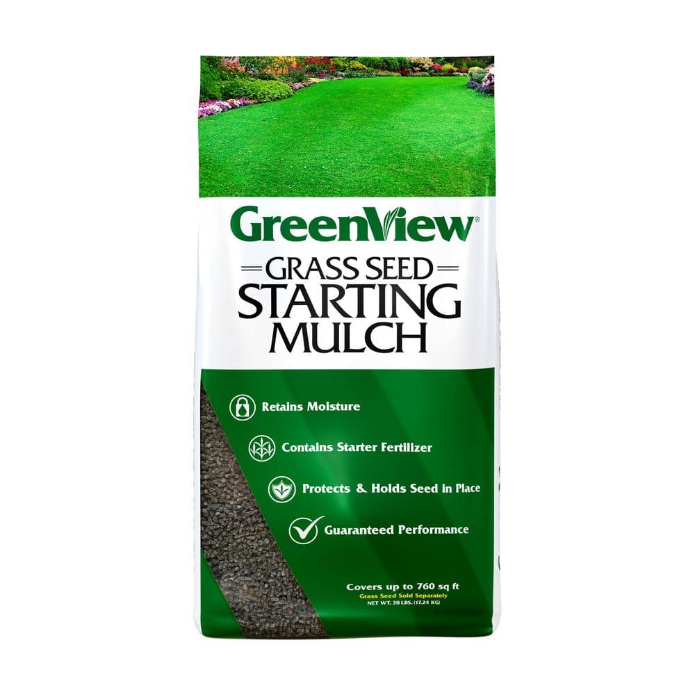 GreenView 38 lbs. Grass Seed Starting Mulch 2329911 - The Home Depot