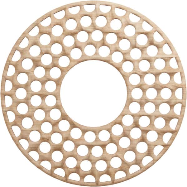 0.25 in. x 7.25 in. x 20 in. Wood Medallion Moulding