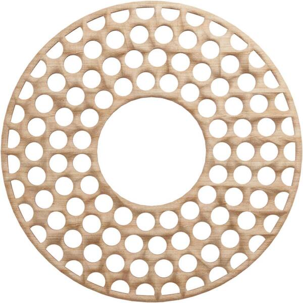 Ekena Millwork 0.375 in. x 7.25 in. x 20 in. Wood Medallion Moulding