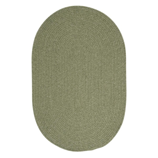 Edward Light Green 2 ft. x 8 ft. Braided Runner Rug