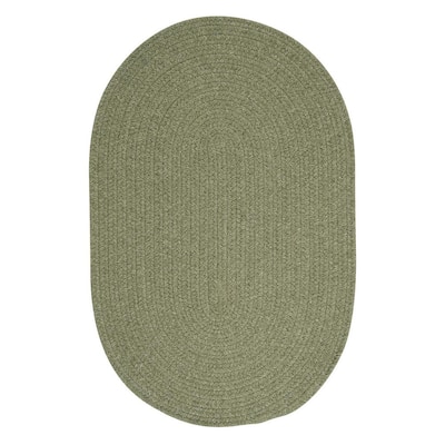 Home Decorators Collection Edward Light Green 2 ft. x 6 ft. Braided ...