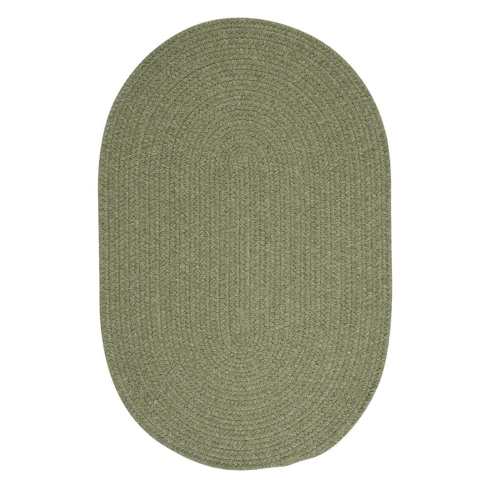 Edward Light Green 8 ft. x 8 ft. Round Braided Area Rug price history on PriceWatchPro