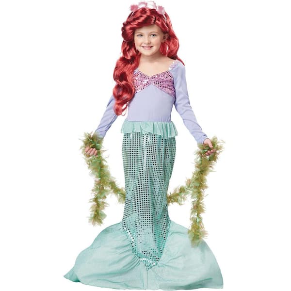 Girl's Little Mermaid Costume - Extra Small - Kids Halloween Costume