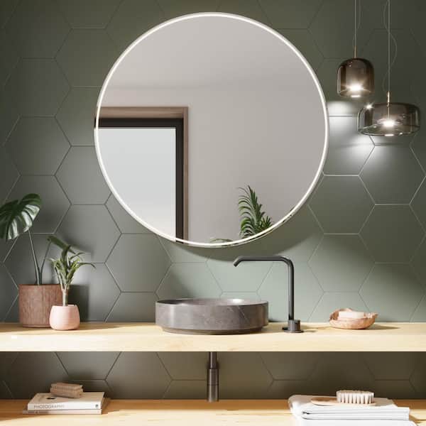 Textile Basic Hex Moss 9 in. x 10 in. Porcelain Floor and Wall Tile (11.5 sq. ft. /Case)