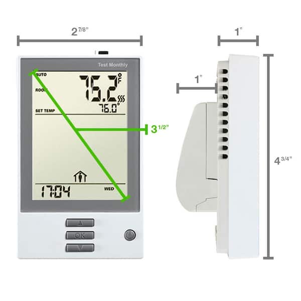 QuietWarmth 120-Volt/240-Volt 7-Day Programmable Floor Warming