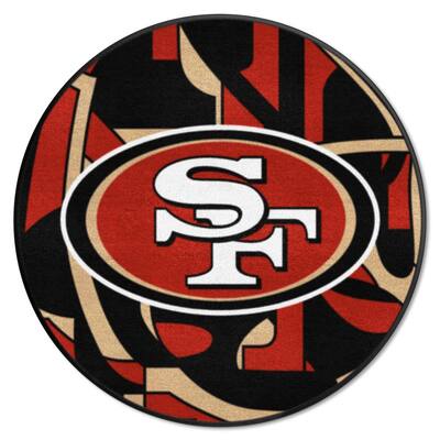 San Francisco 49ers Red 3 ft. x 2 ft. Mascot Helmet Area Rug