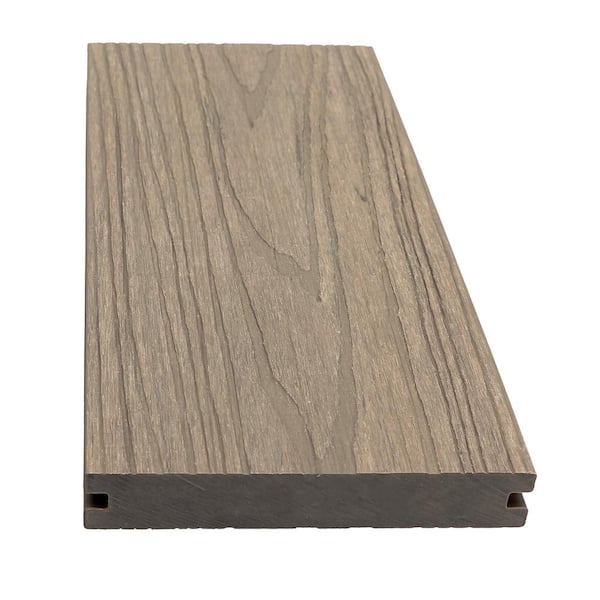 CREATIVE SURFACES 1 in. x 5.43 in. x 12 ft. Desert Stone Composite Decking Boards (32 Planks)