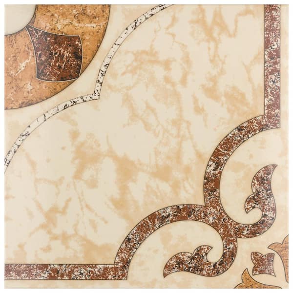 Merola Tile Cairoo 9 in. x 9 in. Ceramic Floor and Wall Take Home Tile Sample