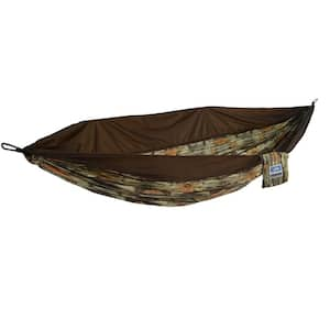 2-Person Wood Grain Travel Hammock