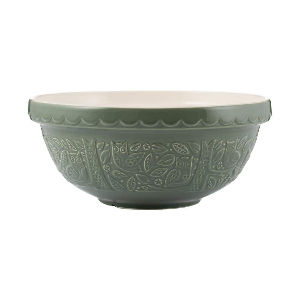 Mason Cash In The Forest Owl Green S18 Mixing Bowl 2002.150U - The