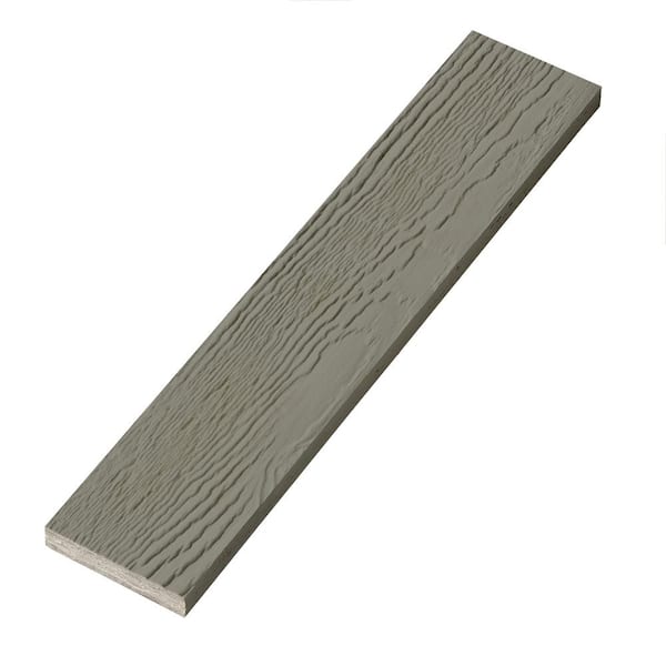 4/4 in. x 4 in. x 16 ft. Terra Bronze Woodgrain Composite Prefinished Trim Board (2-Pack)