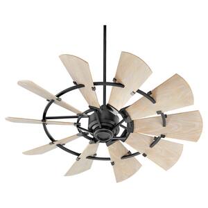 Windmill 52 in. Indoor/Outdoor Noir Ceiling Fan with Wall Control