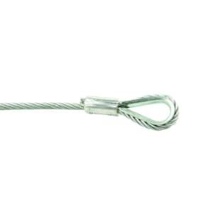 3/16 in. x 50 ft. Galvanized Uncoated Steel Wire Rope
