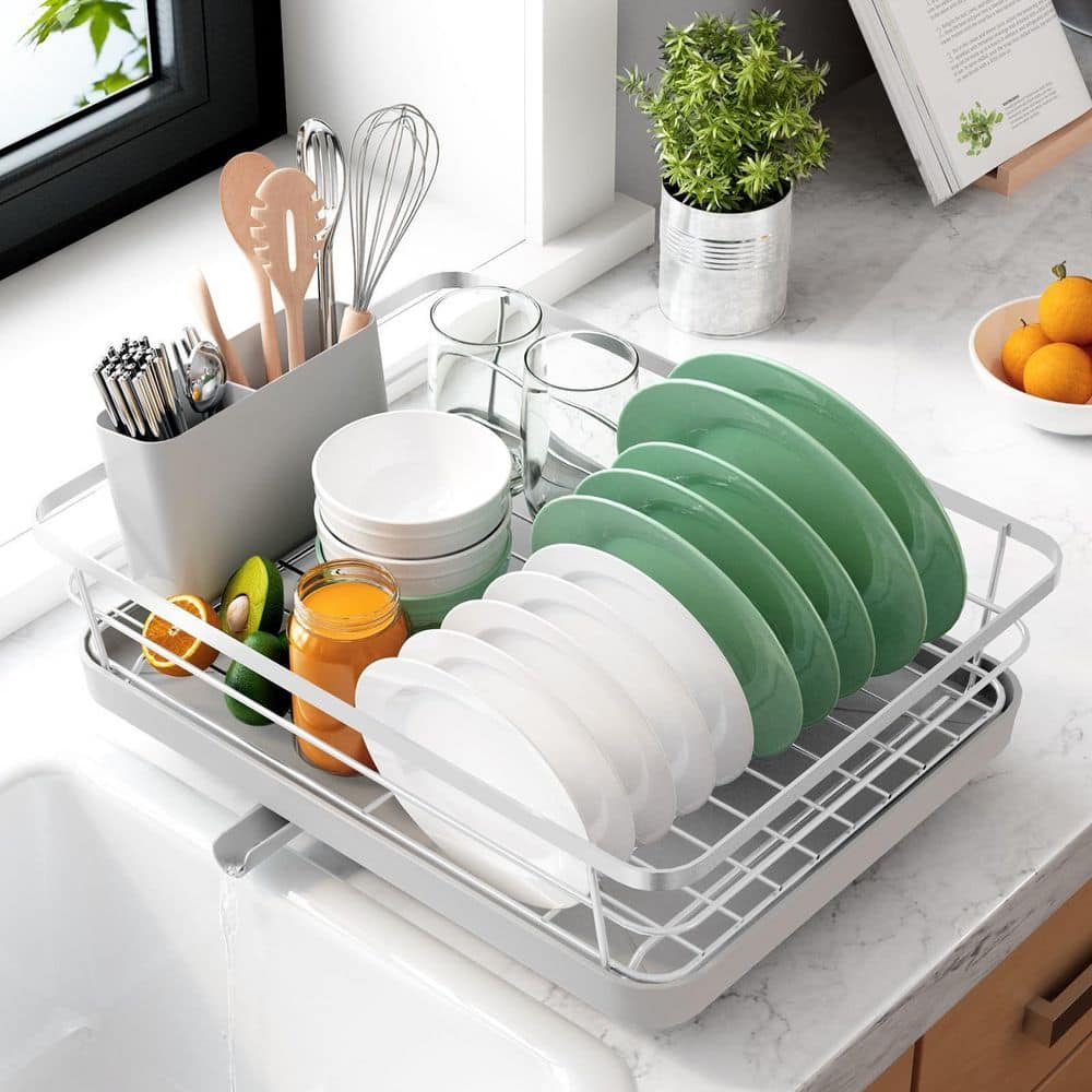 Ad Racks Yl Wudkey Dish Drying Rack for Kitchen Counter, Stainless Steel Sink ...