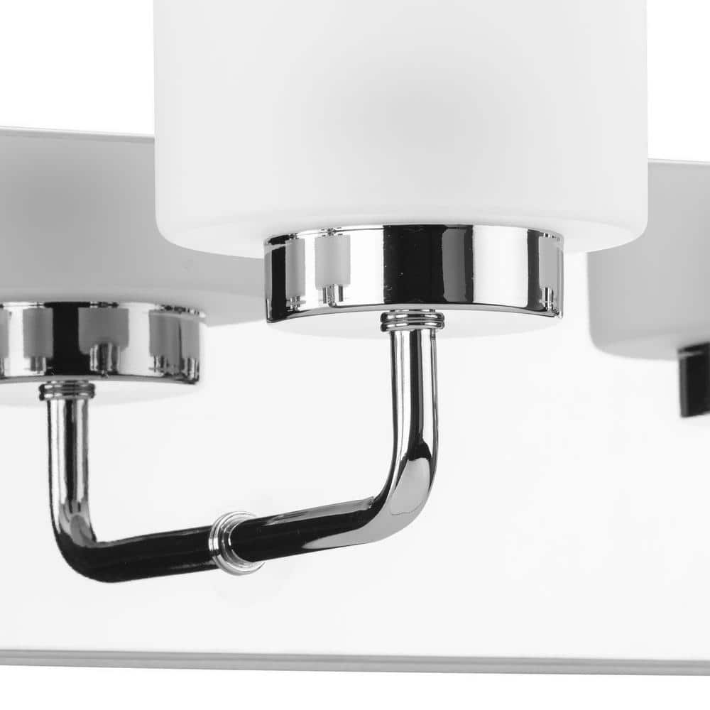 Merry Collection 4-Light Polished Chrome Bath Vanity Light