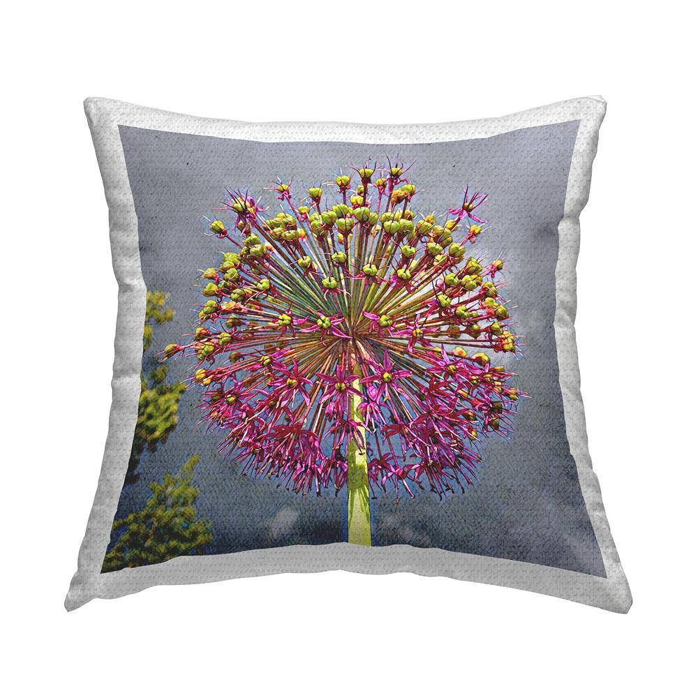 Vibrant Dandelion Modern Nature Multi-Color Square Outdoor Throw Pillow price history on PriceWatchPro