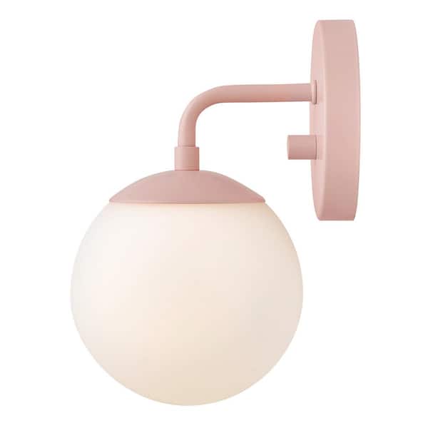 LARK Julep 1-Light Rose Sconce 84300RO - The Home Depot