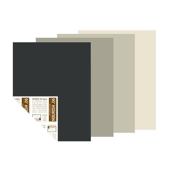 YOLO Colorhouse The Natural Neutral Palette 12 in. x 16 in. Pre-Painted Big Chip Sample (4-Pack)-DISCONTINUED