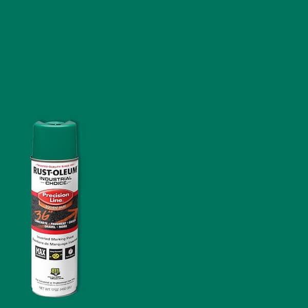 Rust-Oleum Industrial Choice 17 oz. M1600 Safety Green Inverted Marking ...