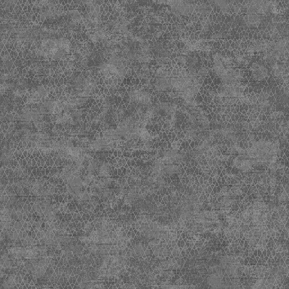 Elias Grey Gridline Wallpaper